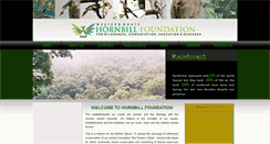 Desktop Screenshot of hornbillfoundation.org