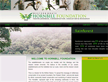 Tablet Screenshot of hornbillfoundation.org